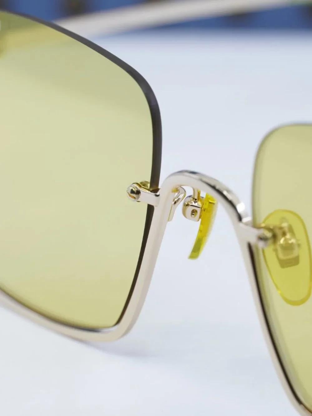 Gucci GG1279S 006 Square Sunglasses - Gold / Yellow Gold Mirror